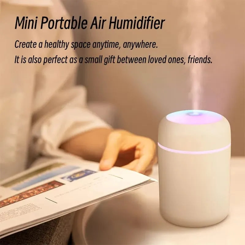 Mini USB air humidifier for bedroom