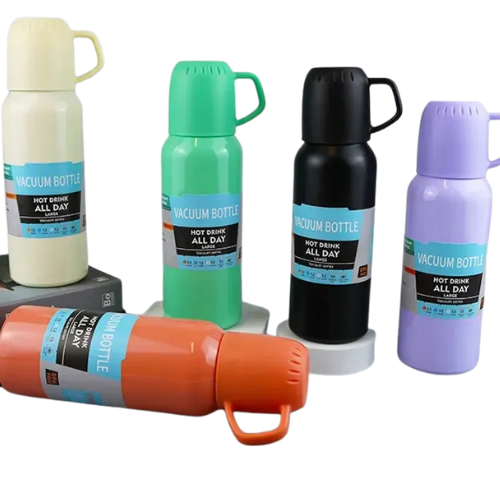Vacuum Flask Insulated Mug, Double Wall Vaccum Flask Set Thermos