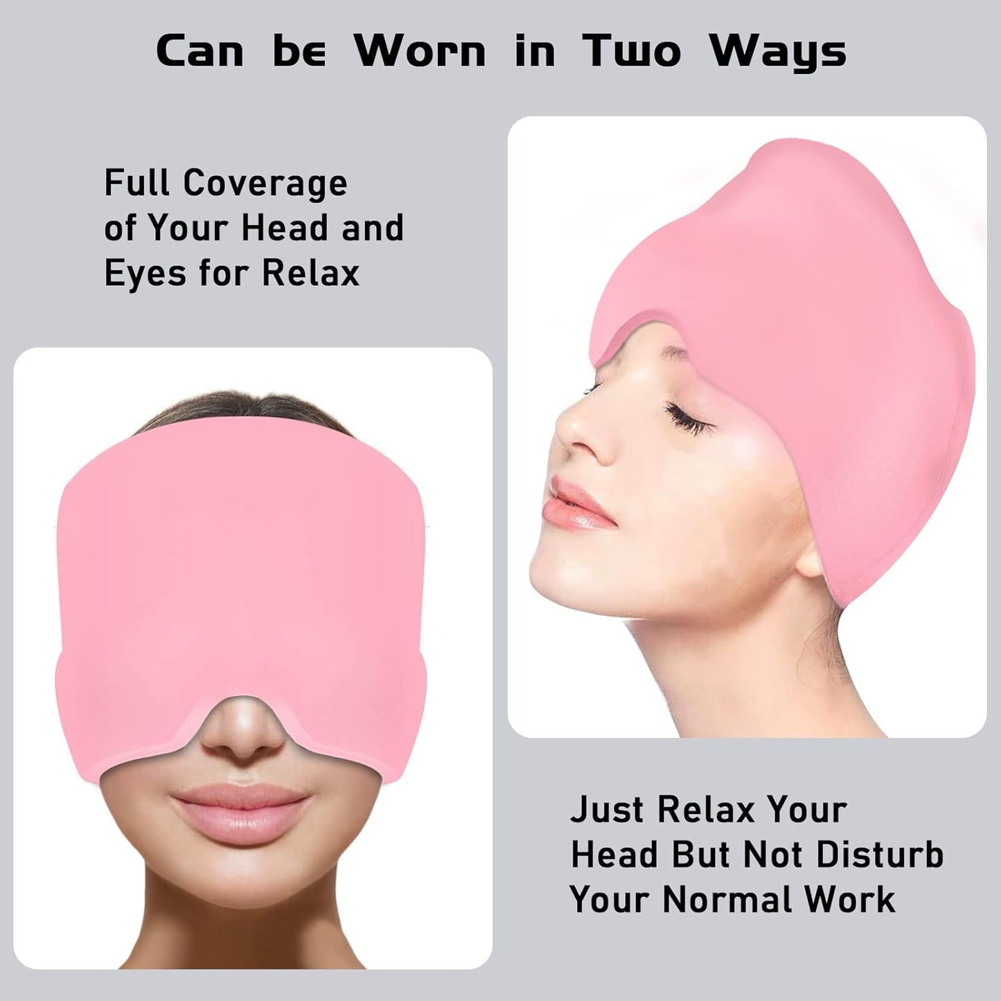 Migraine Relief Hat headache hat Gel