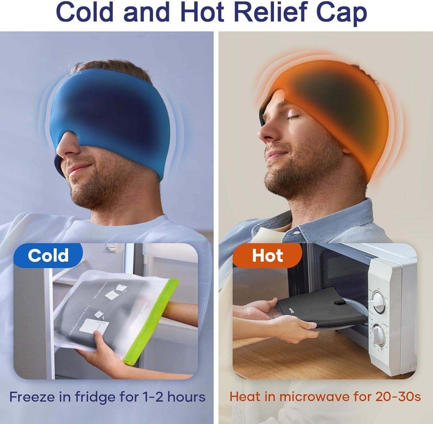 Migraine Relief Hat headache hat Gel
