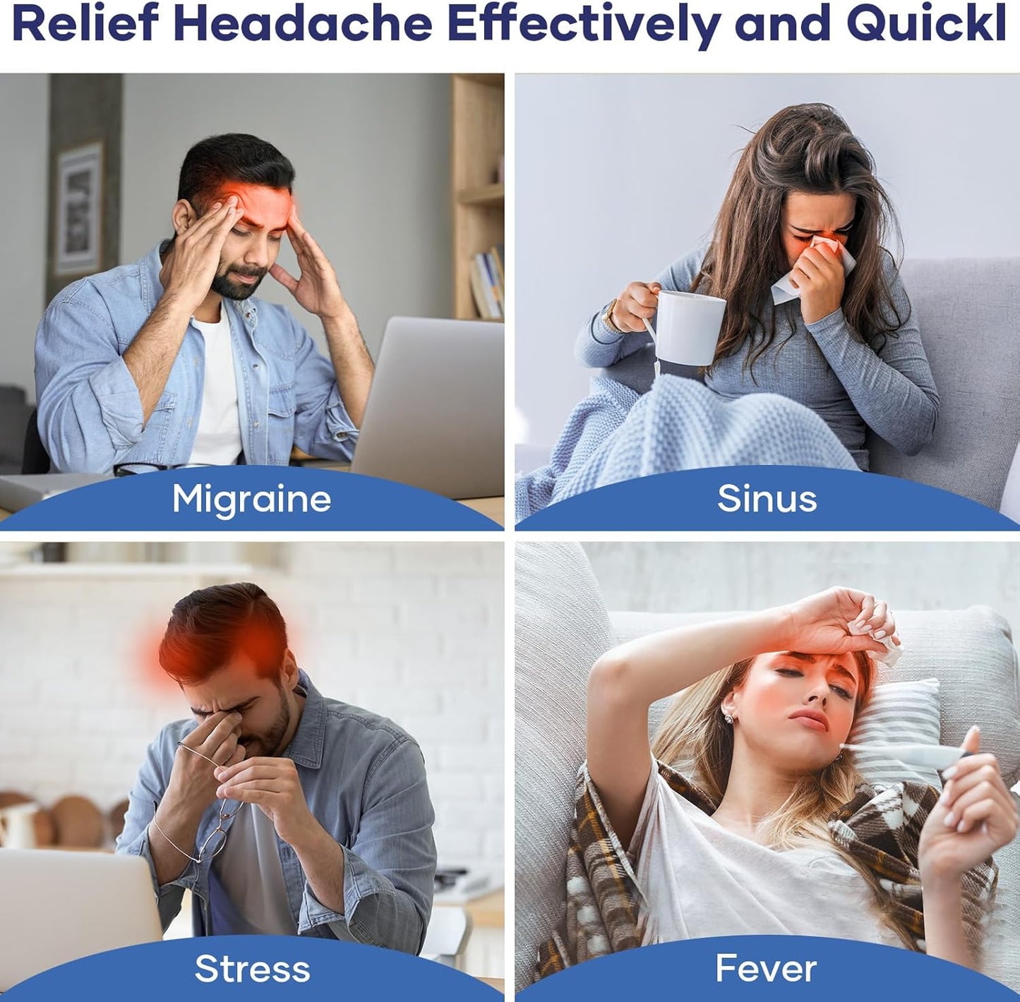 Migraine Relief Hat headache hat Gel