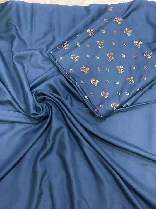 Unstitched pashmina fabric 2 piece